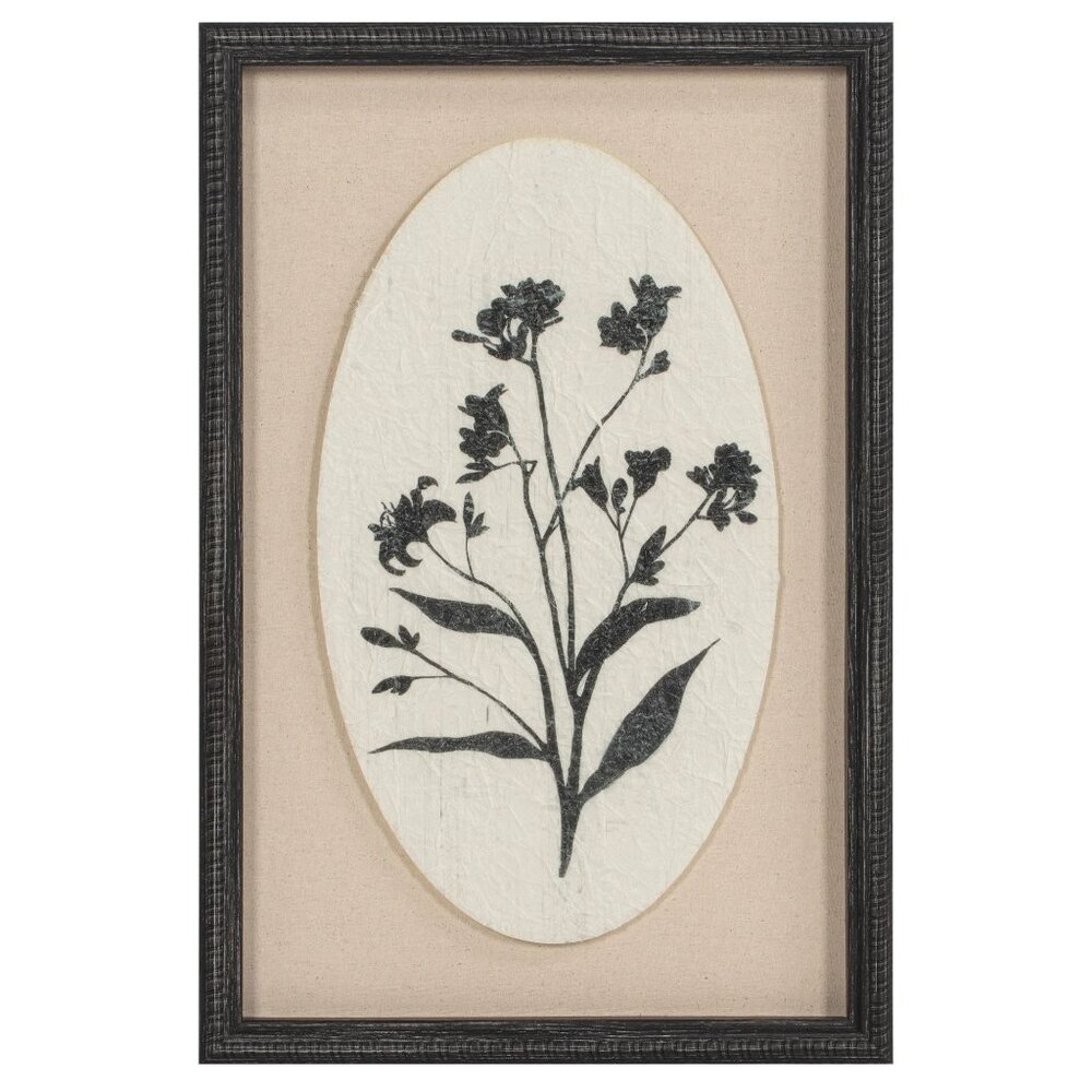 My Texas House 12x18 BW Botanical Wall Art - 2025‎